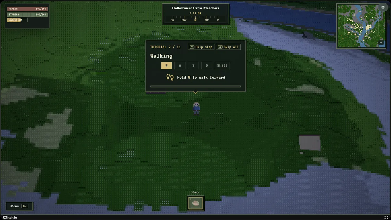 Asciilands gameplay screenshot 1