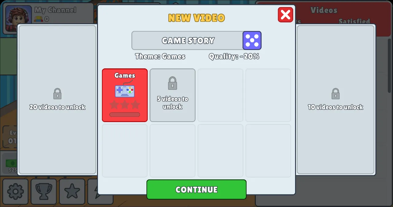 Idle Vlogger Simulator gameplay screenshot 2