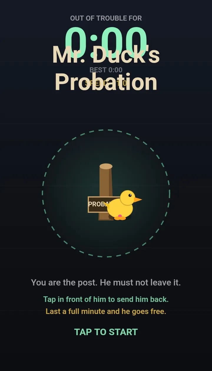 Mr. Duck's Probation artwork