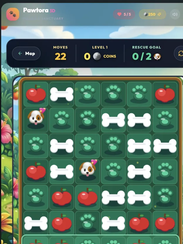 Pawtora gameplay screenshot 2