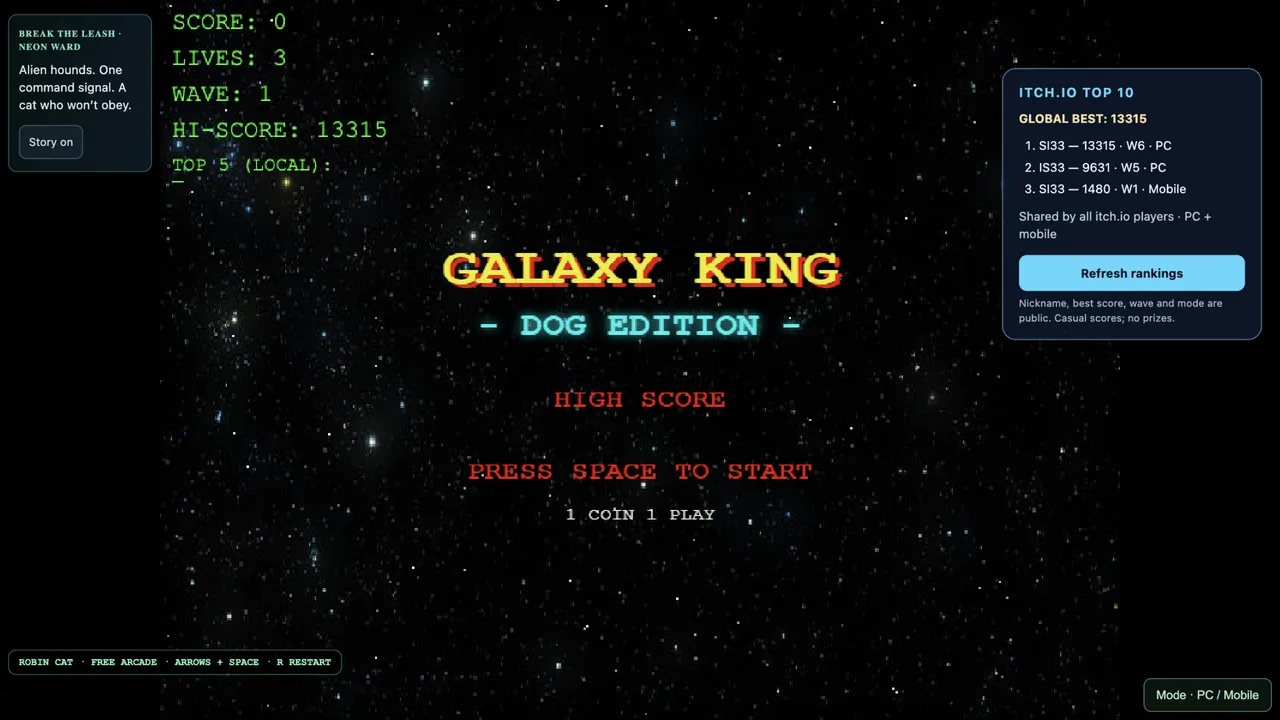 Super Inu — Galaxy King Dog gameplay screenshot 2