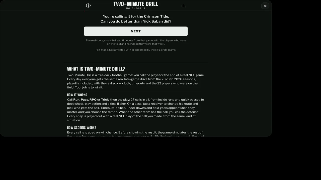 Two-Minute Drill gameplay screenshot 1