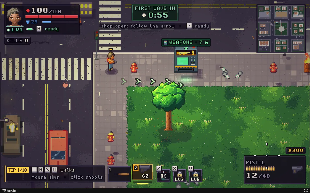 Zombra Survivor gameplay screenshot 1